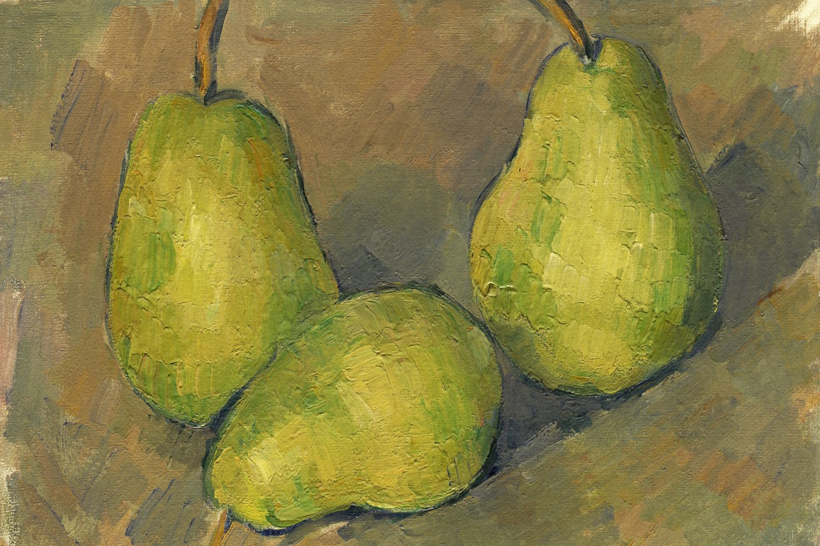 Plakat 30x20cm Three Pears, Paul Cezanne Vintage do Salonu