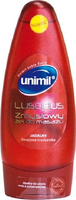 UNIMIL UNIMIL_Luscious zmysłowy żel do masażu Soczysta Truskawka 200ml