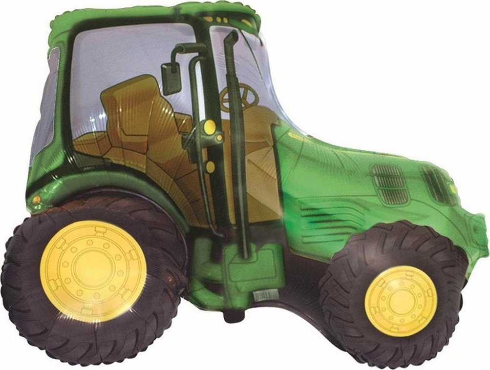 Balon foliowy Traktor zielony 75x94cm