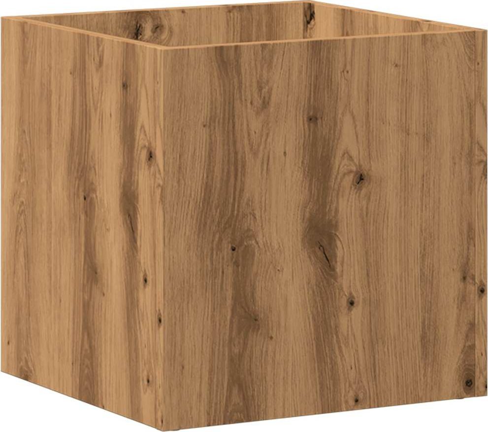 Donica, dąb artisan , 40x40x40 cm, materiał drewnopochodny