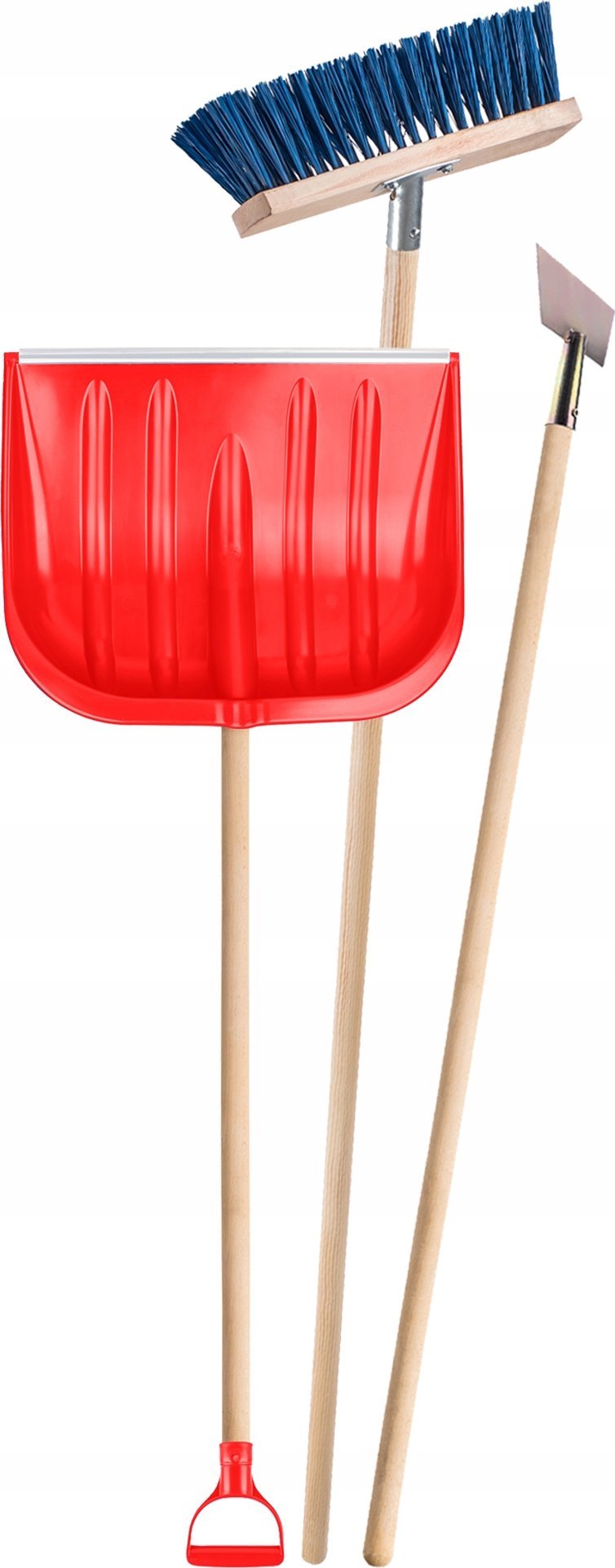 Kadax Łopata Do Śniegu Skuwacz Lodu Miotła Trzonek 3szt