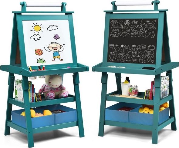 Costway Sztaluga dla dzieci z tacą 3w1