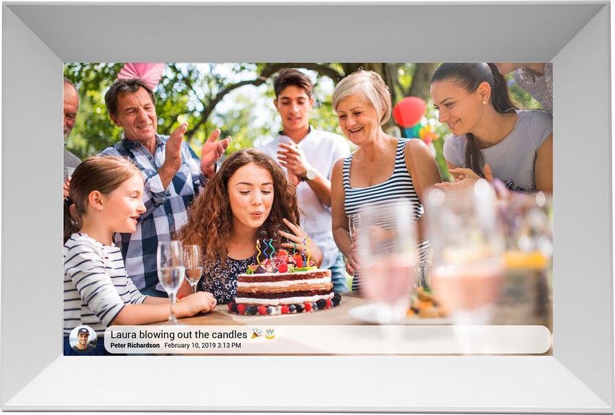 Ramka cyfrowa Denver Denver Frameo PFF-1063 white 25,4cm (10,1 ) 16GB