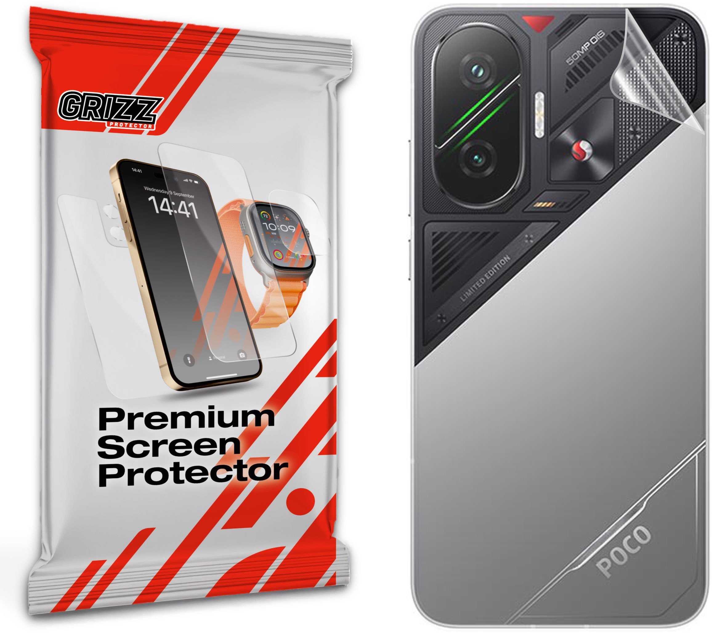 Folia na tył GrizzGlass SatinSkin do Xiaomi POCO F7 5G