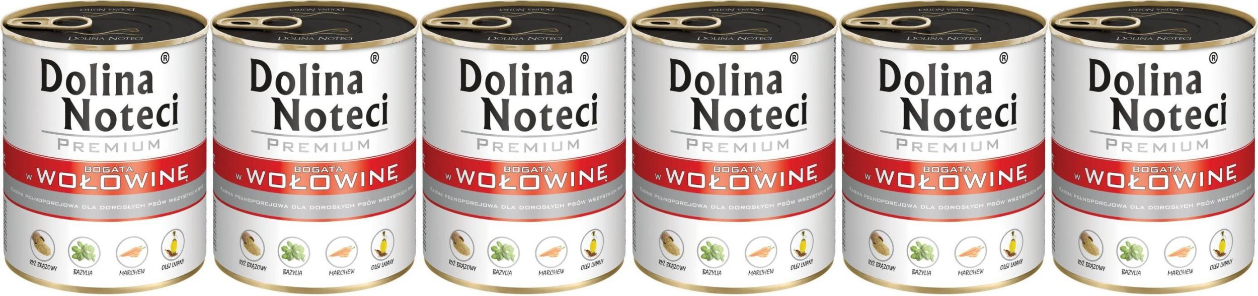Dolina Noteci Dolina Noteci Premium z wołowiną 6x800g