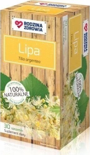 Silesian Pharma Rodzina Zdrowia Lipa zioła do zaparzenia 30 saszetek - Długi termin ważności!