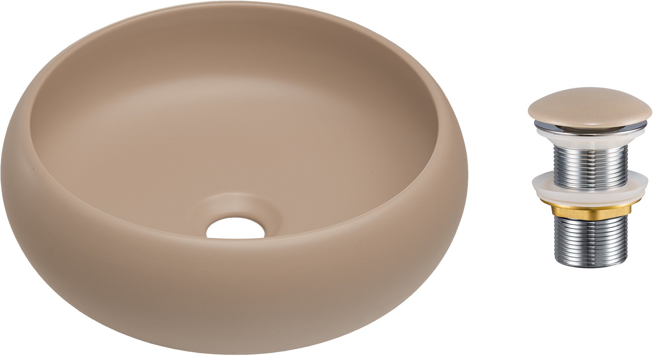 Zestaw Umywalkowy z Korkiem Click-Clack