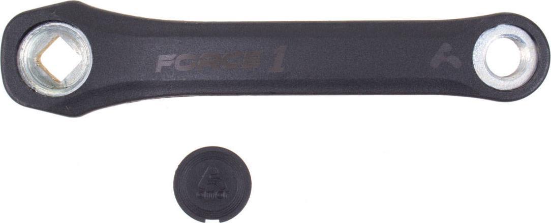 Amar Korba lewa Force 1 150 mm kwadrat stal-pcv czarna Uniwersalny