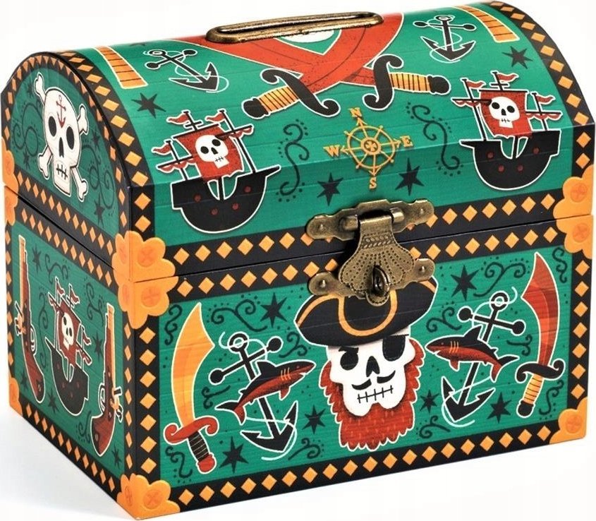 Djeco Djeco Pinigų dėžutė - Piratas