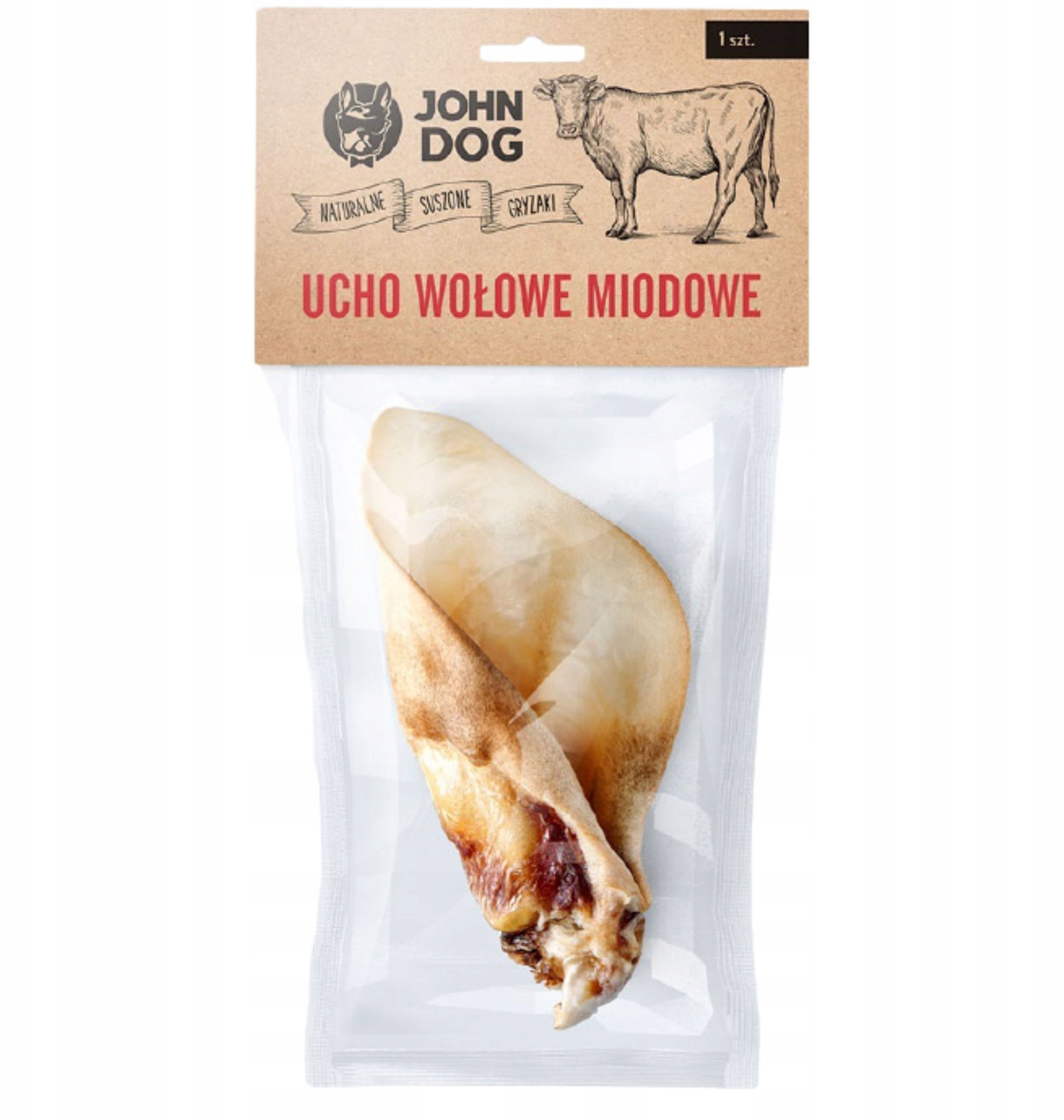 John Dog ALL Ucho wołowe 1 szt.