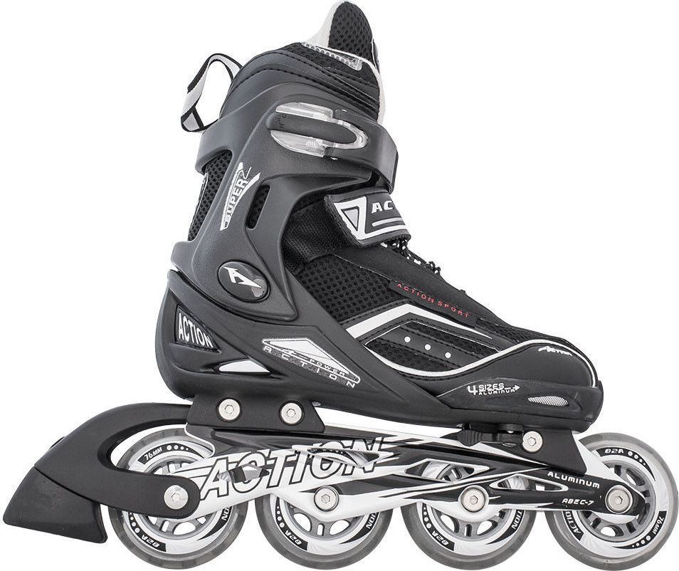 Rolki Action regulowane czarne r. 36 37 38 39
