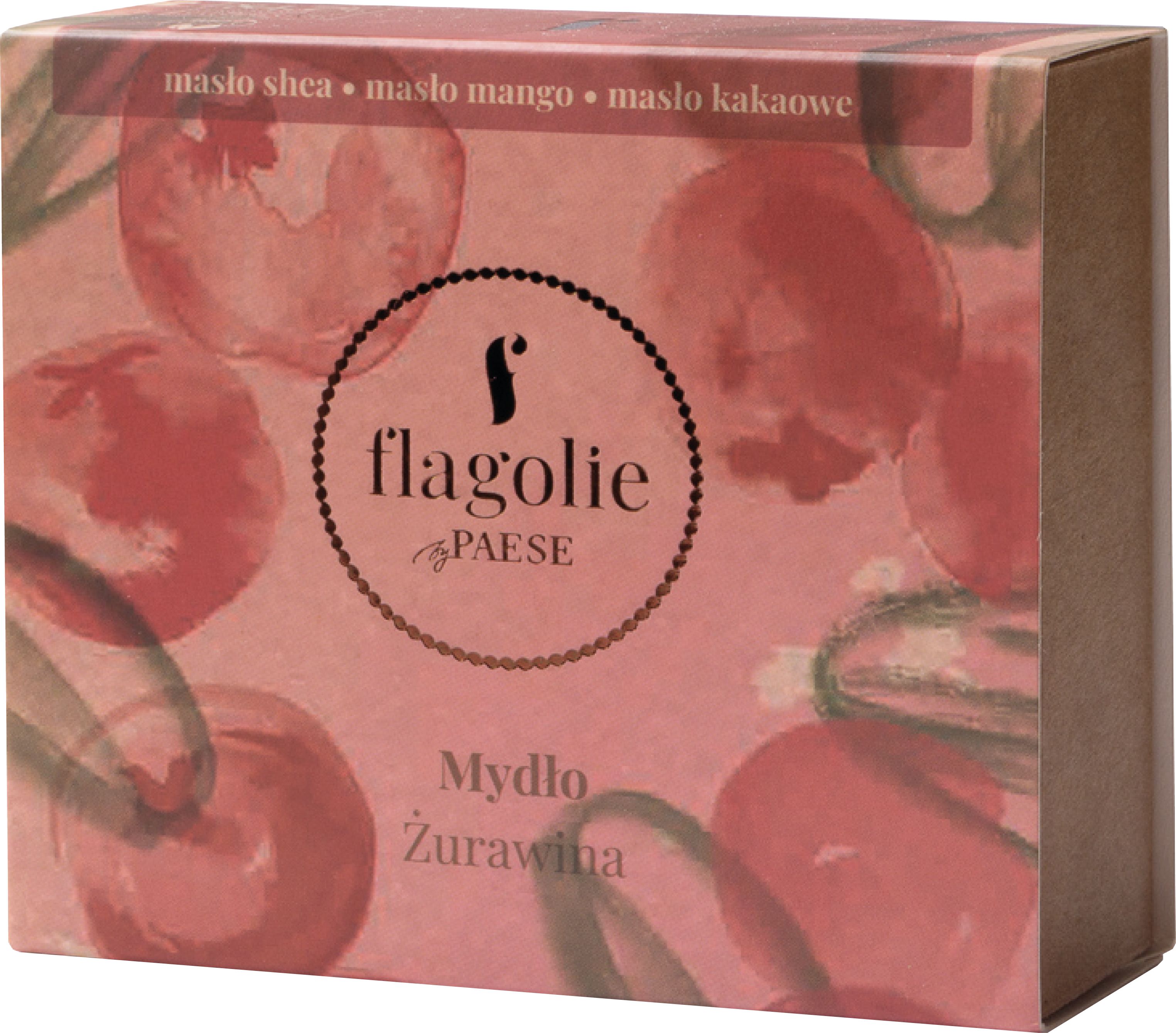 Paese FLAGOLIE by PAESE naturalne mydło ŻURAWINA