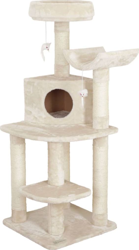 Kerbl Kerbl Narożne drzewko dla kota Zirkonia, 130 cm, kremowe