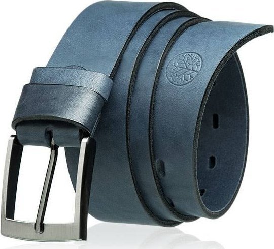 Betlewski Skórzany pasek BETLEWSKI LIC40-0 granatowy 90