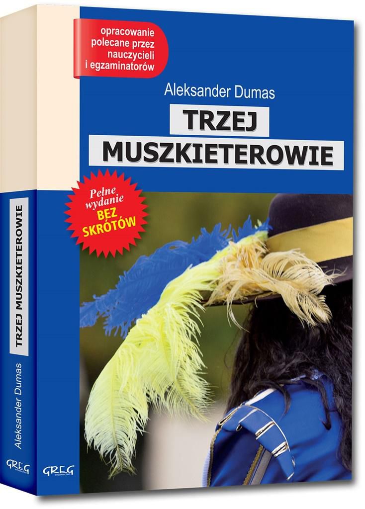 Trzej muszkieterowie z opracowaniem. GREG - 265304