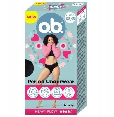 O.B._Classic majtki menstruacyjne XS/S 1 szt.