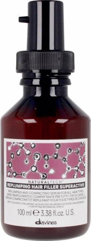 Davines Naturaltech Replumping Hair Filler Superactive Leave-In odżywiająca kuracja do włosów bez spłukiwania 100ml