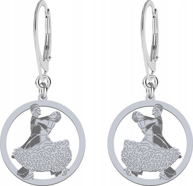 Radziszewska Jewellery Kolczyki Srebrne Taniec Towarzyski Bigiel Prezent GRAWER DEDYKACJA GRATIS