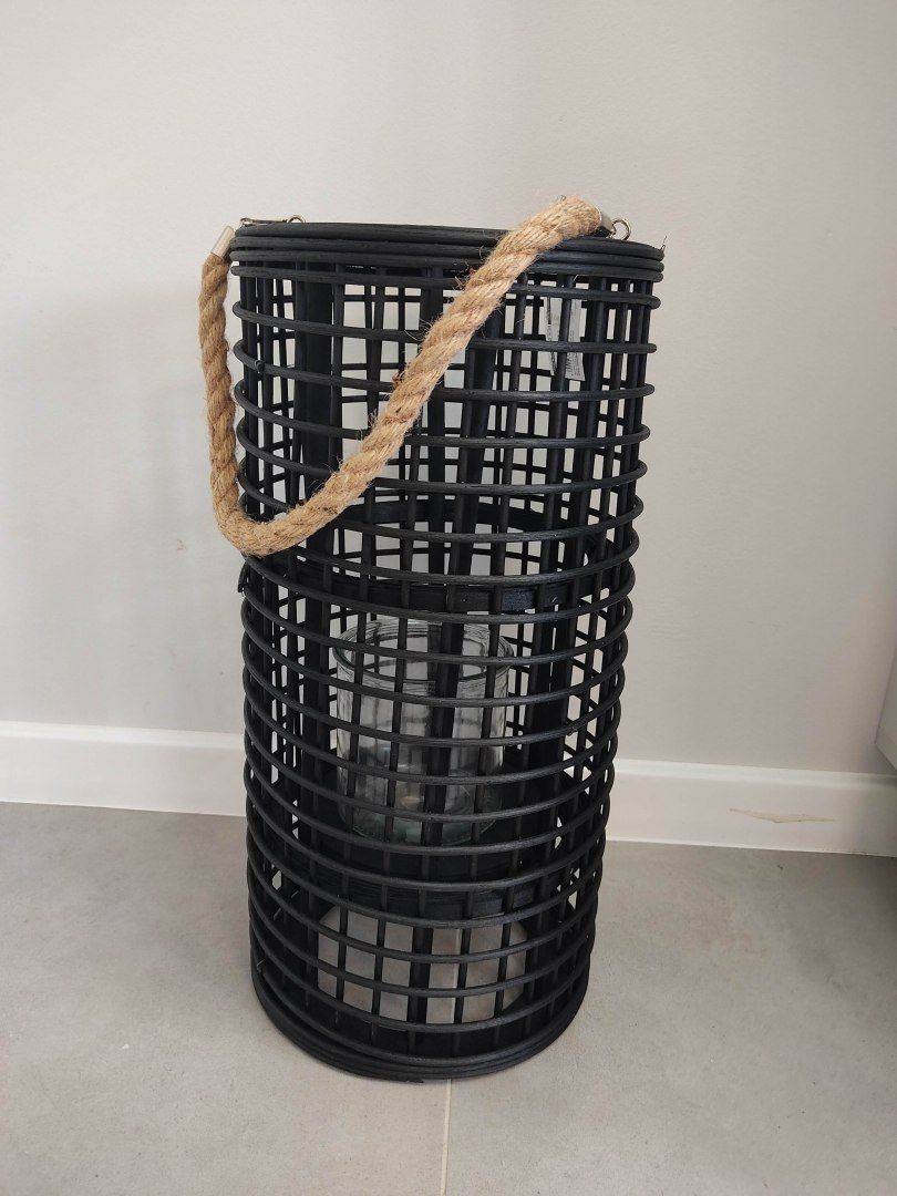 Lumarko Lucie Black Lampion H50x24.5cm!