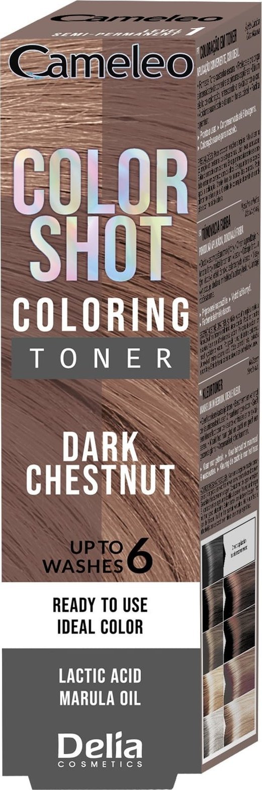 Delia CAMELEO Color Shot Copper Toner do włosów Dark Chestnut 60 ml