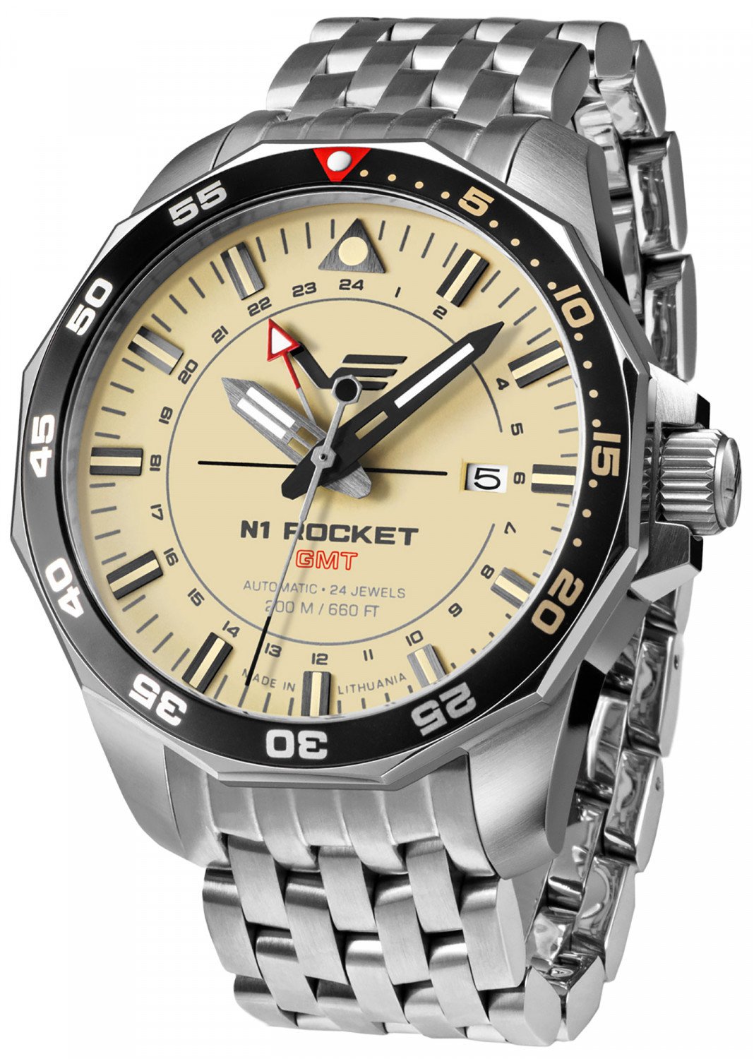 Zegarek męski Vostok Europe NH34-225A713B srebrny