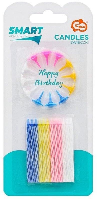 Świeczki urodzinowe 6cm 24szt
