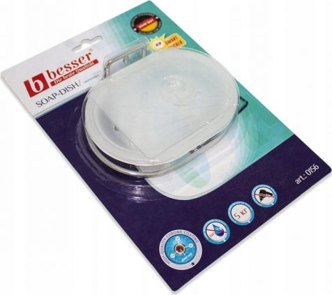 BESSER Mydelniczka owalna naścienna łazienkowa BESSER