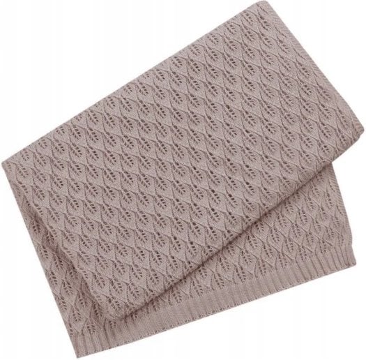 BaBalu Kocyk z bawełny i bambusa beżowy Annalisa 75x100 P06 Ander