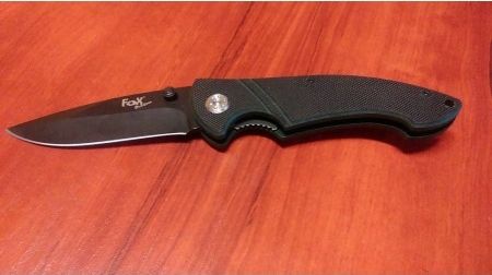 MFH Nóż składany Fox 19 cm uchwyt z tworzywa uniwersalny