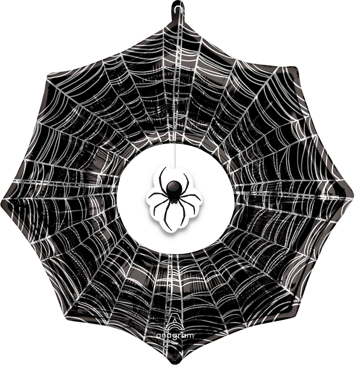 AMSCAN Balon foliowy SuperShape Creepx Spider Web 83x81cm