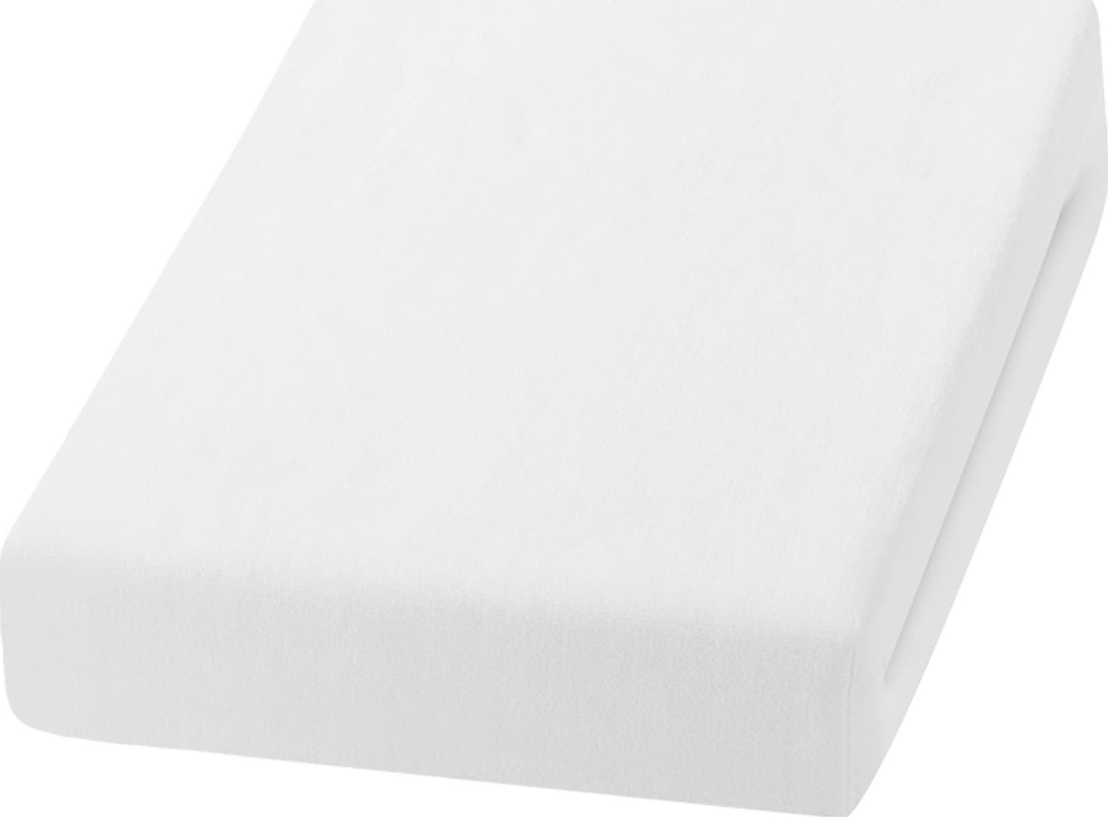 Activeshop Prześcieradło welur białe