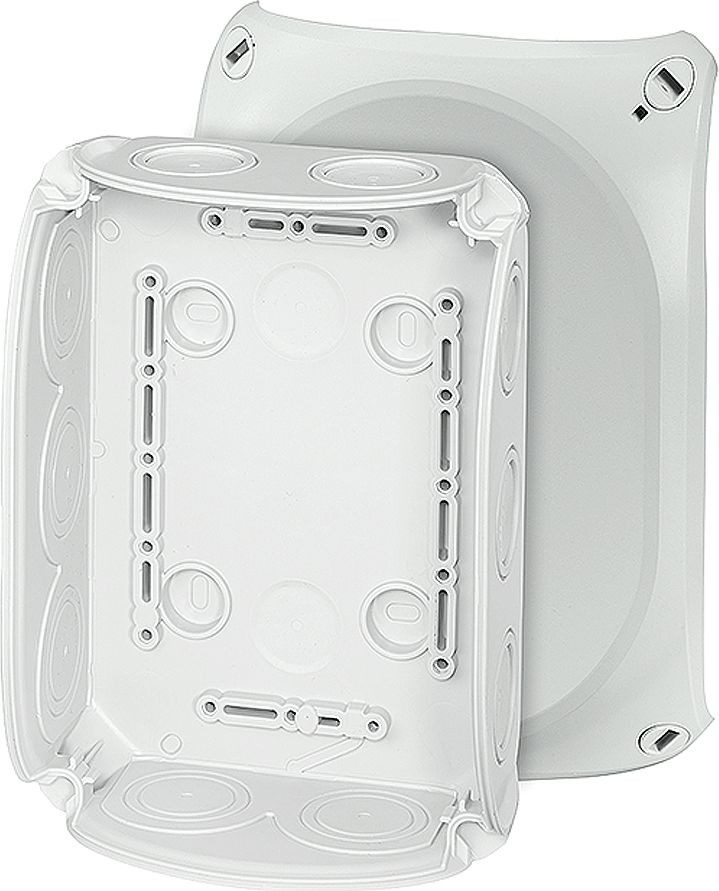 Hensel Puszka odgałęźna 180 x 130 x 77 bez zacisków IP66 szara DK 1000 GZ (62000156)