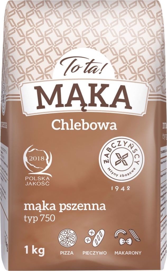 Tota To ta! Mąka pszenna chlebowa typ 750 1 kg