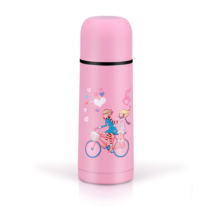 Promis Termos dziecięcy TMD03 Rower 0.3 l Różowy