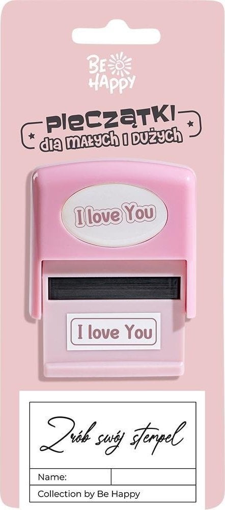 HarperCollins Pieczątka z napisem I love You