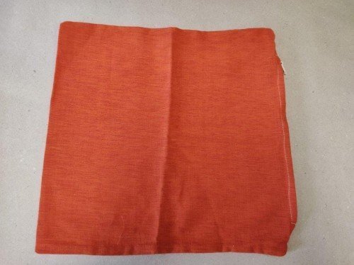 Domger Poszewka Melange,40x40cm, kol.pomarańczowy,100% bawełna