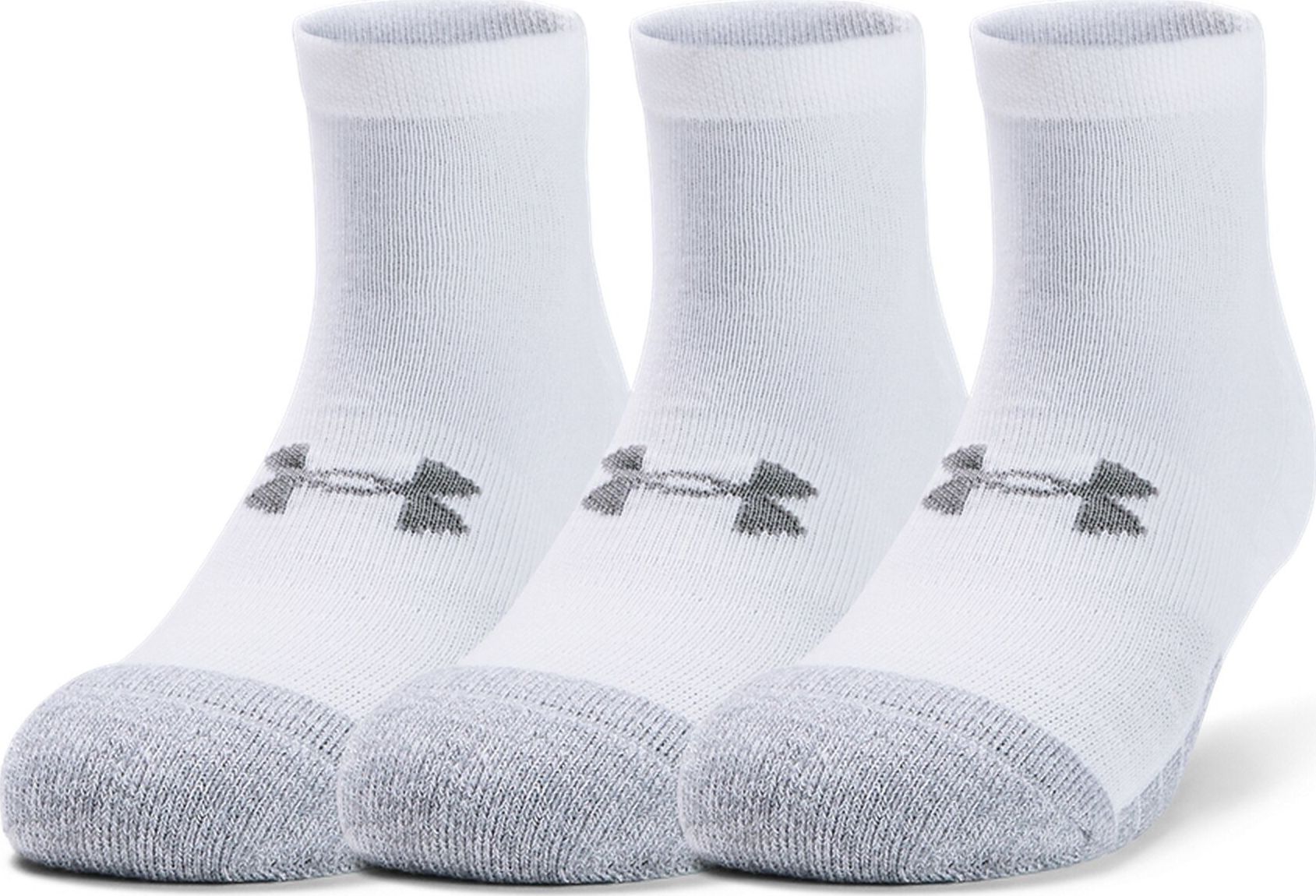 Under Armour Skarpetki UA Heatgear Locut Białe XL