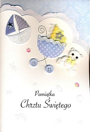 Pan Dragon Karnet A5 HM-200-247 PamiÄ…tka Chrztu ĹšwiÄ™tego