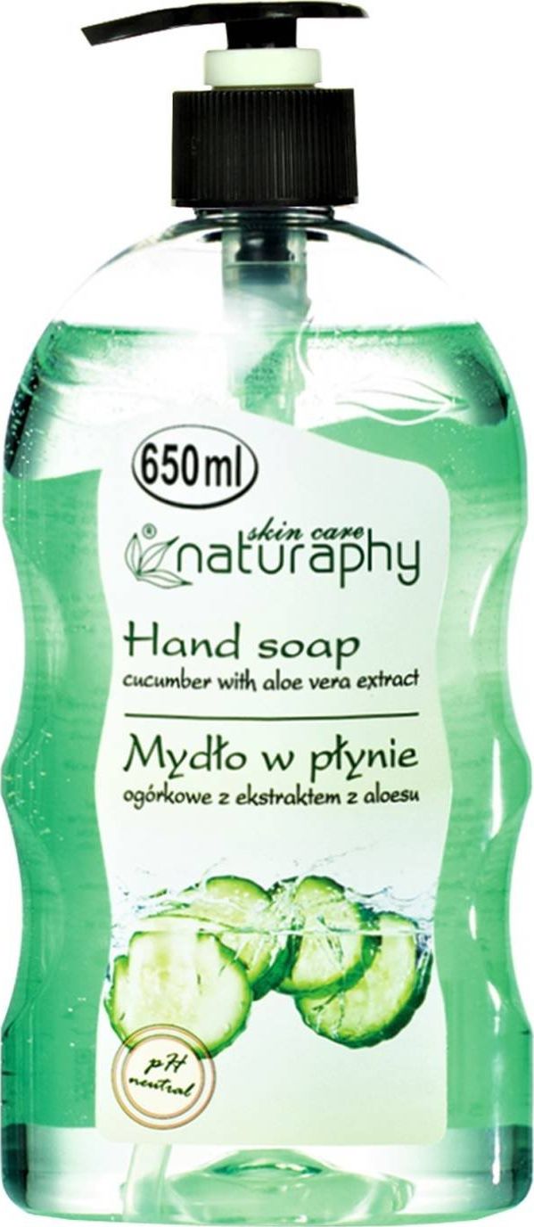 BluxCosmetics Mydło w płynie ogórkowe z ekstraktem z aloesu 650 ml