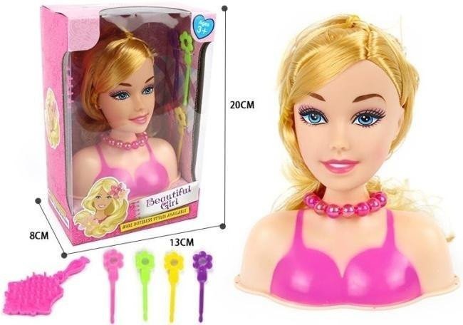 Głowa do czesania z akcesoriami