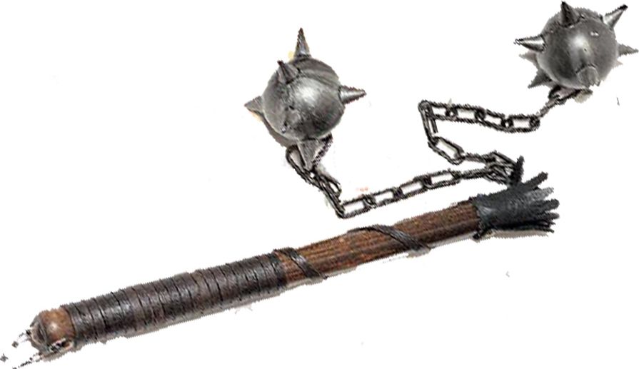 Unikatowy Kiścień - Maczuga - 2 Kule (ag27/2.01)