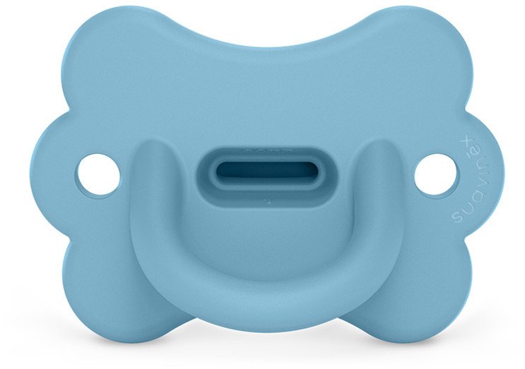 SUAVINEX - 308916-SMOCZEK 100% SILIKONOWY FIZJOLOGICZNY SX PRO/MOTYLEK/6-18M/NIEBIESKI/COLOUR ESSENCE