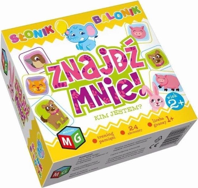 Multigra Znajdź mnie Kim jestem? - Słonik Balonik