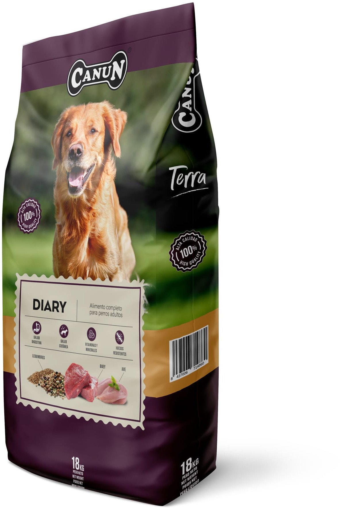 Canun Terra Diary 18 kg dla psów dojrzałych i z nadwagą