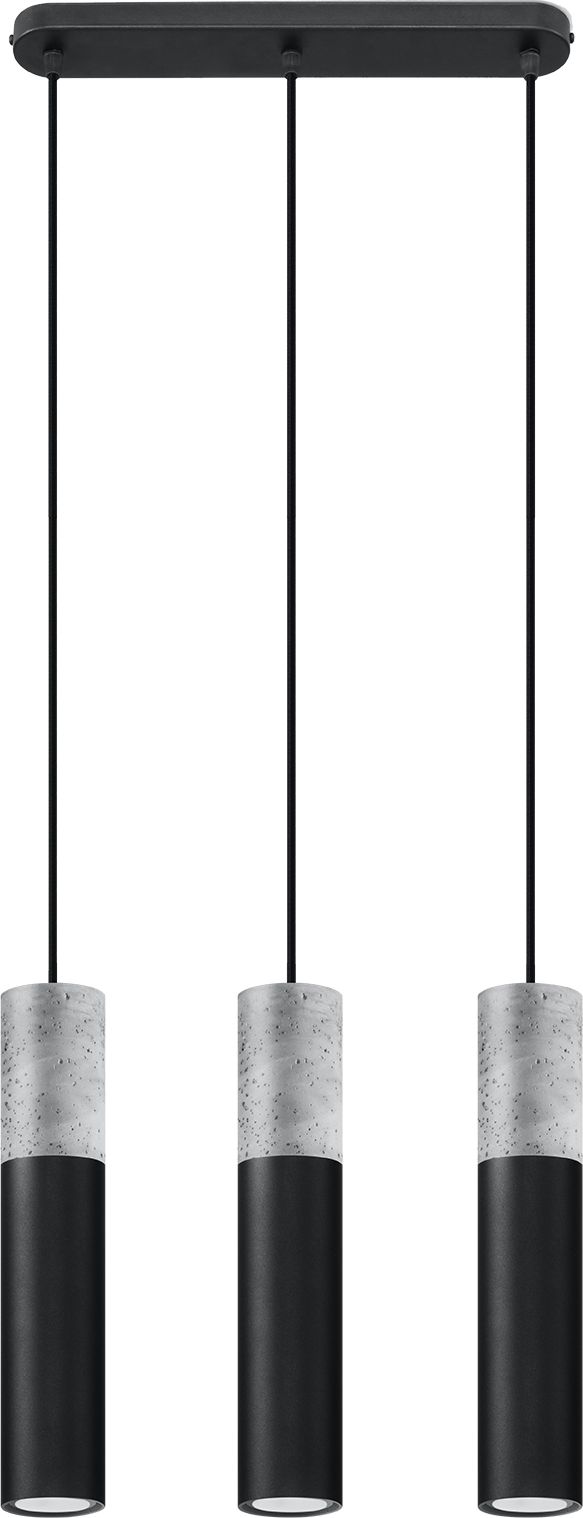 Lampa wisząca Sollux Lampa wisząca czarna Sollux BORGIO SL.0652