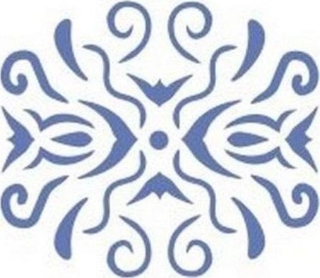 Szablon zmywalny ornament 12x15cm 0,5mm