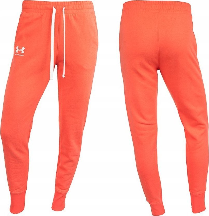 Under Armour Spodnie damskie Under Armour Rival Fleece pomarańczowe 1356416 877 L
