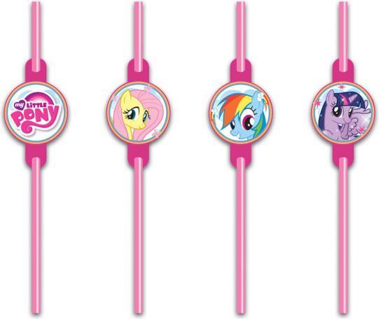 AMSCAN Słomki My Little Pony, 8 sztuk - 998470 - 998470