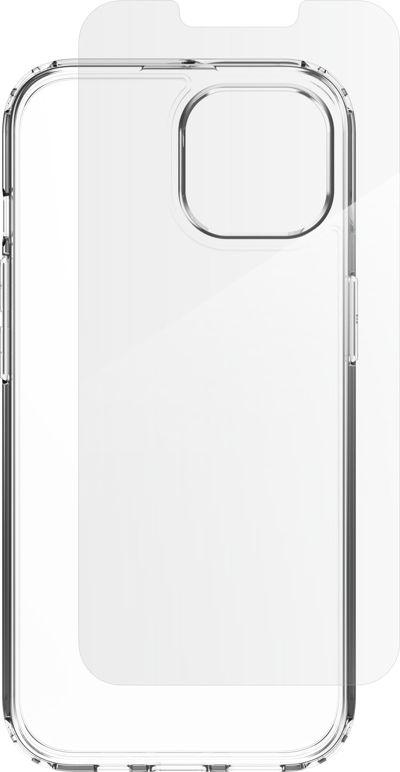 ZAGG IF Defence Bundle - obudowa ochronna oraz szkło ochronne do iPhone 16e (2025) / 15 / 14 / 13 (clear)