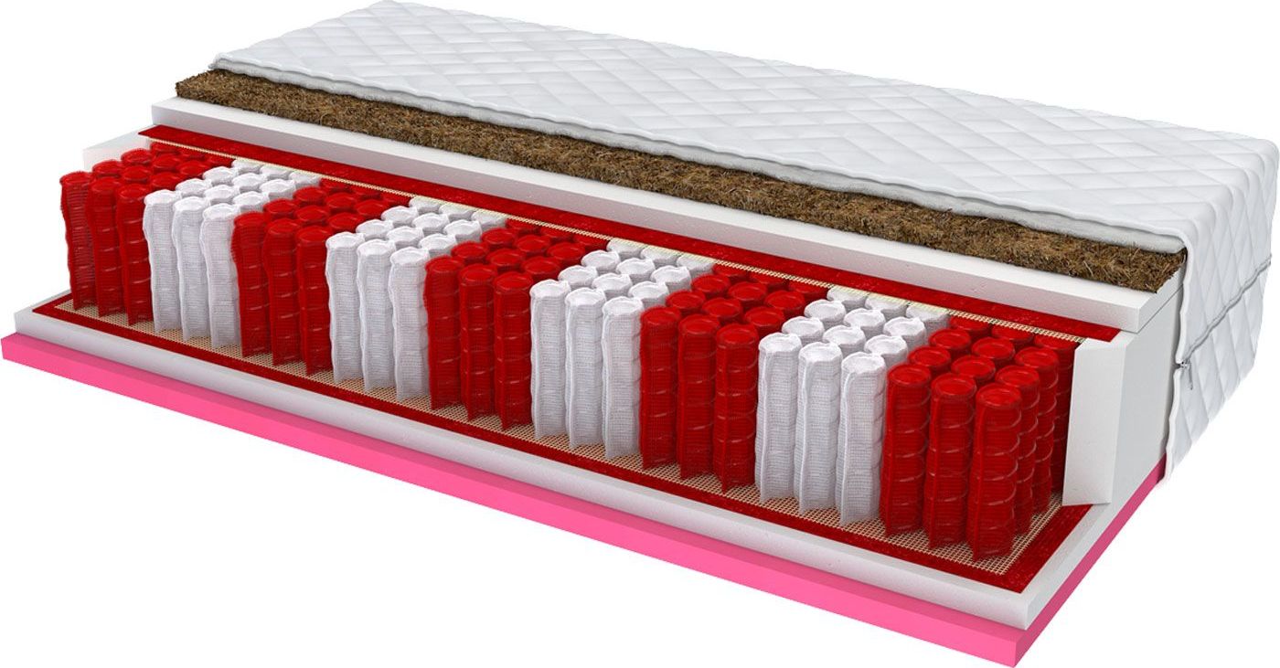 Elior Materac multipocket z kokosem Ravi - 7 Rozmiarów 90x200cm